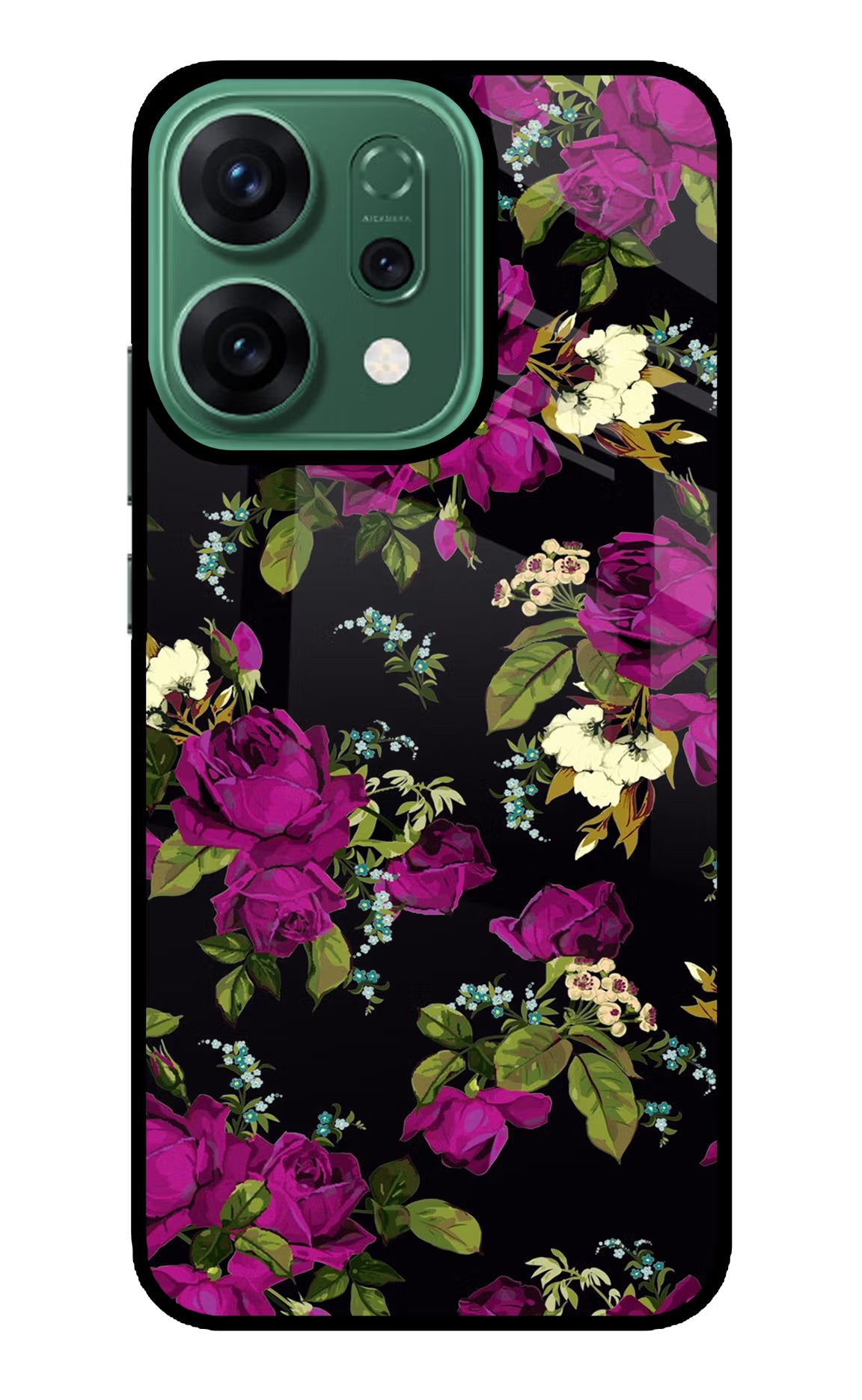 Flowers Oppo Reno14 5G Glass Case