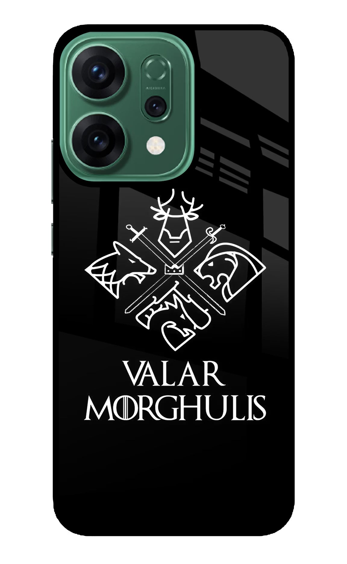 Valar Morghulis | Game Of Thrones Oppo Reno14 5G Glass Case Back Cover by Casekaro