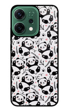 Cute Panda Oppo Reno14 5G Glass Case