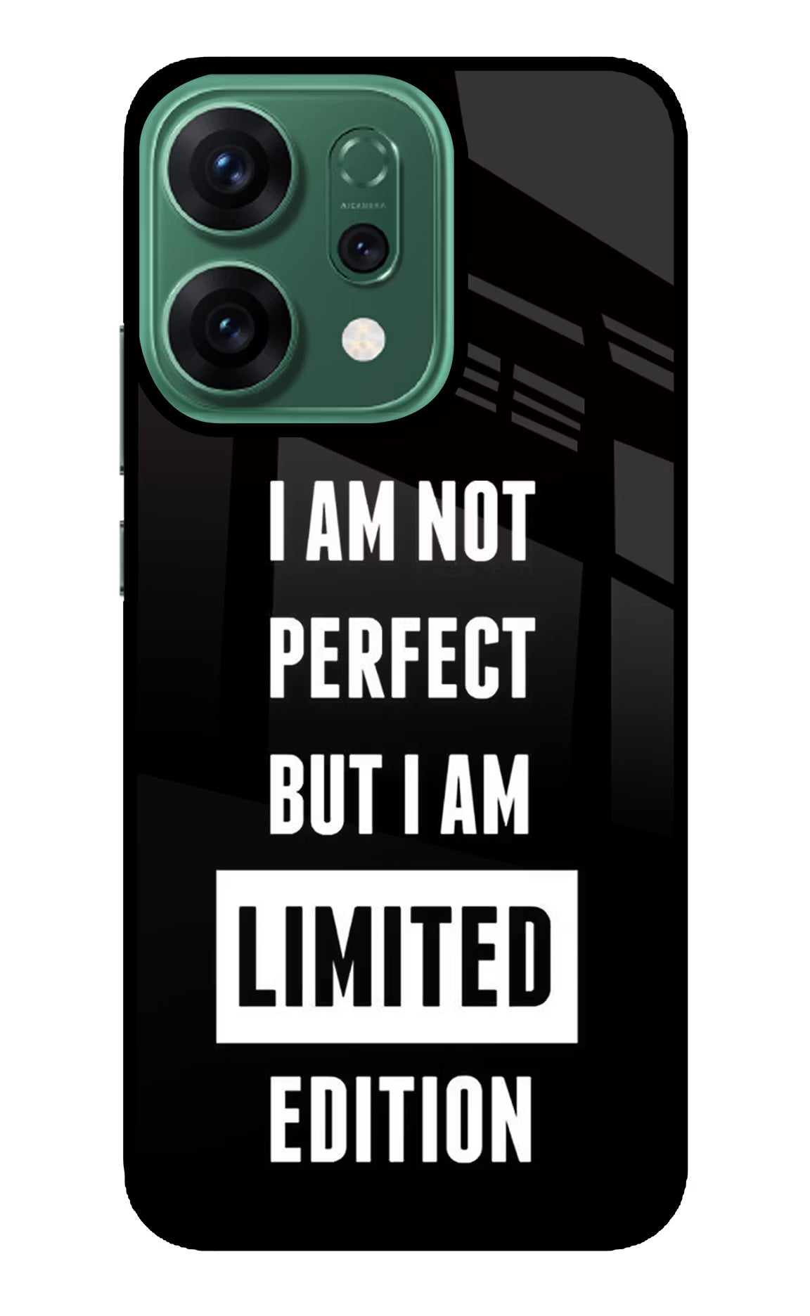 I Am Not Perfect But I Am Limited Edition Oppo Reno14 5G Glass Case