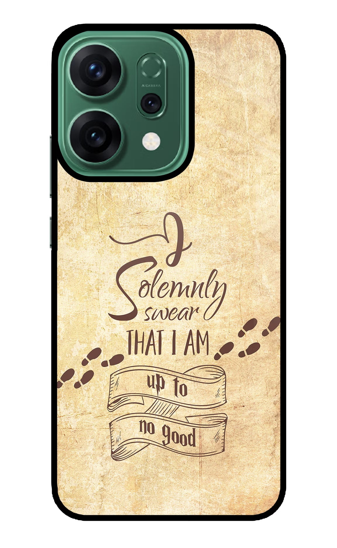 I Solemnly swear that i up to no good Oppo Reno14 5G Glass Case