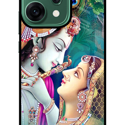 Lord Radha Krishna Oppo Reno14 5G Glass Case