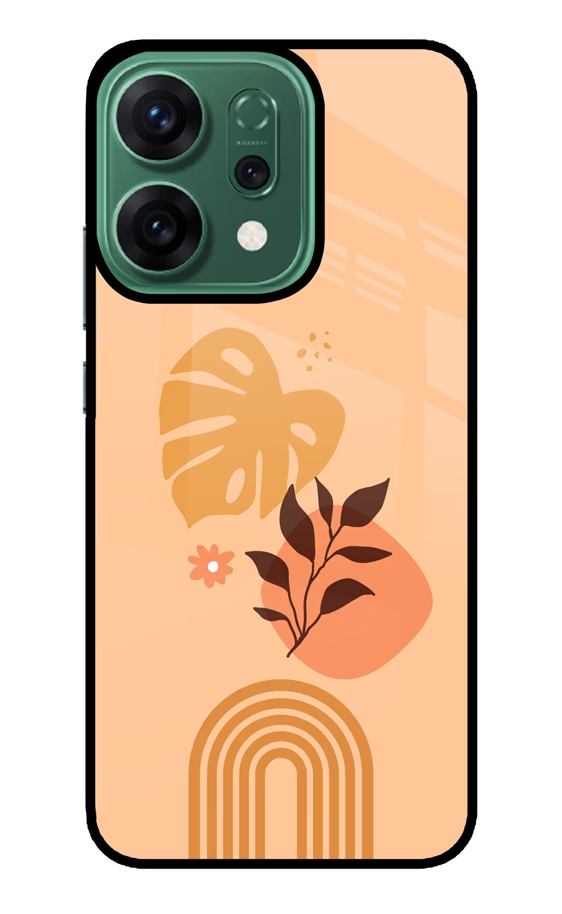 Bohemian Art Oppo Reno14 5G Glass Case Back Cover by Casekaro