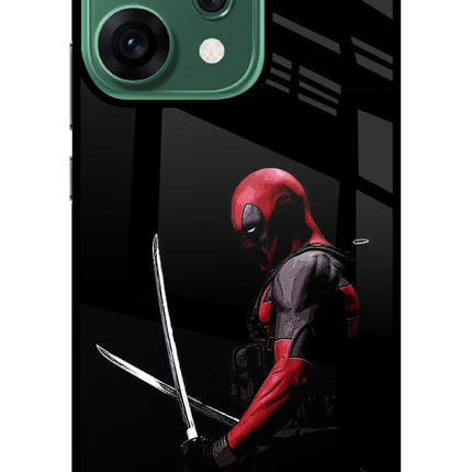 Deadpool Oppo Reno14 5G Glass Case Back Cover by Casekaro