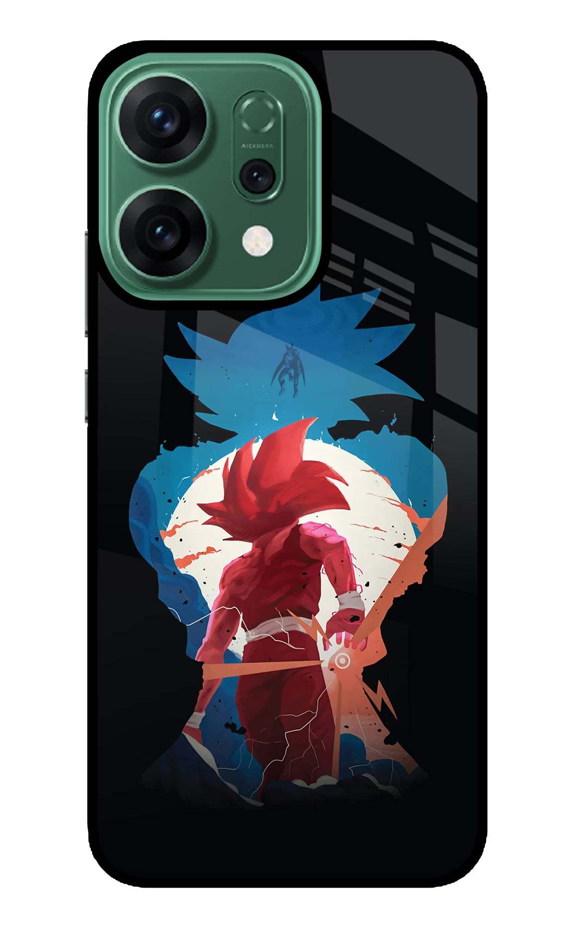 Goku Oppo Reno14 5G Glass Case Back Cover by Casekaro