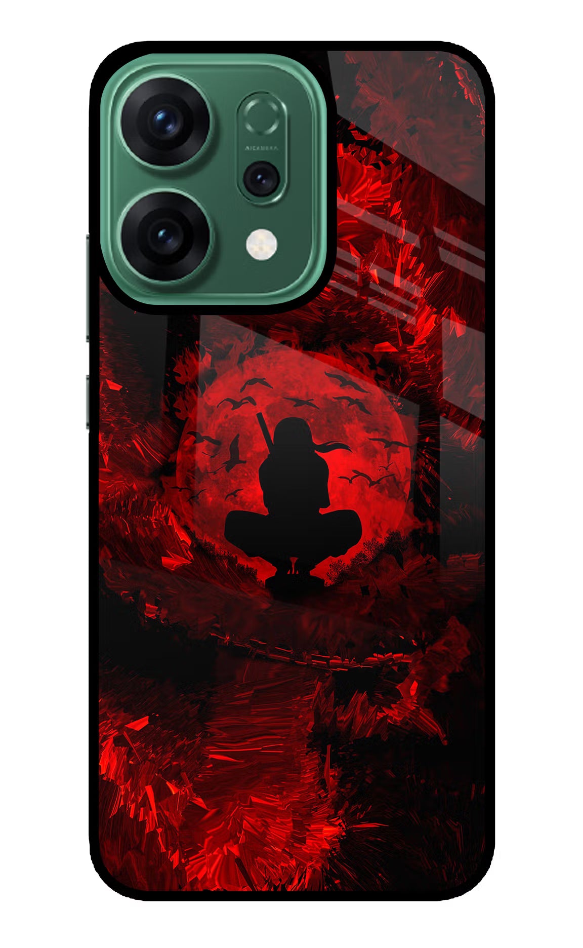 Itachi Uchiha Oppo Reno14 5G Glass Case Back Cover by Casekaro
