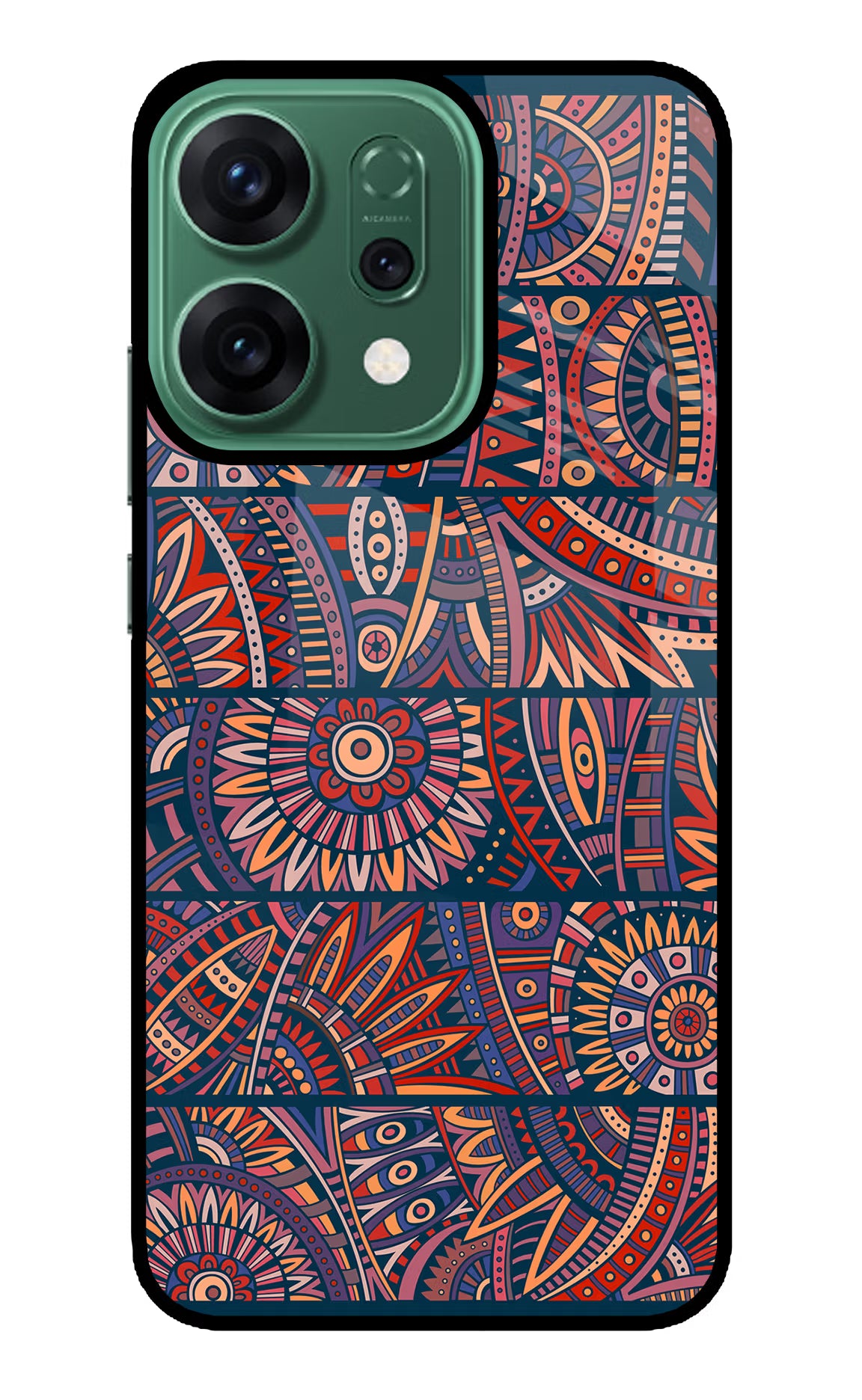 African Culture Design Oppo Reno14 5G Glass Case