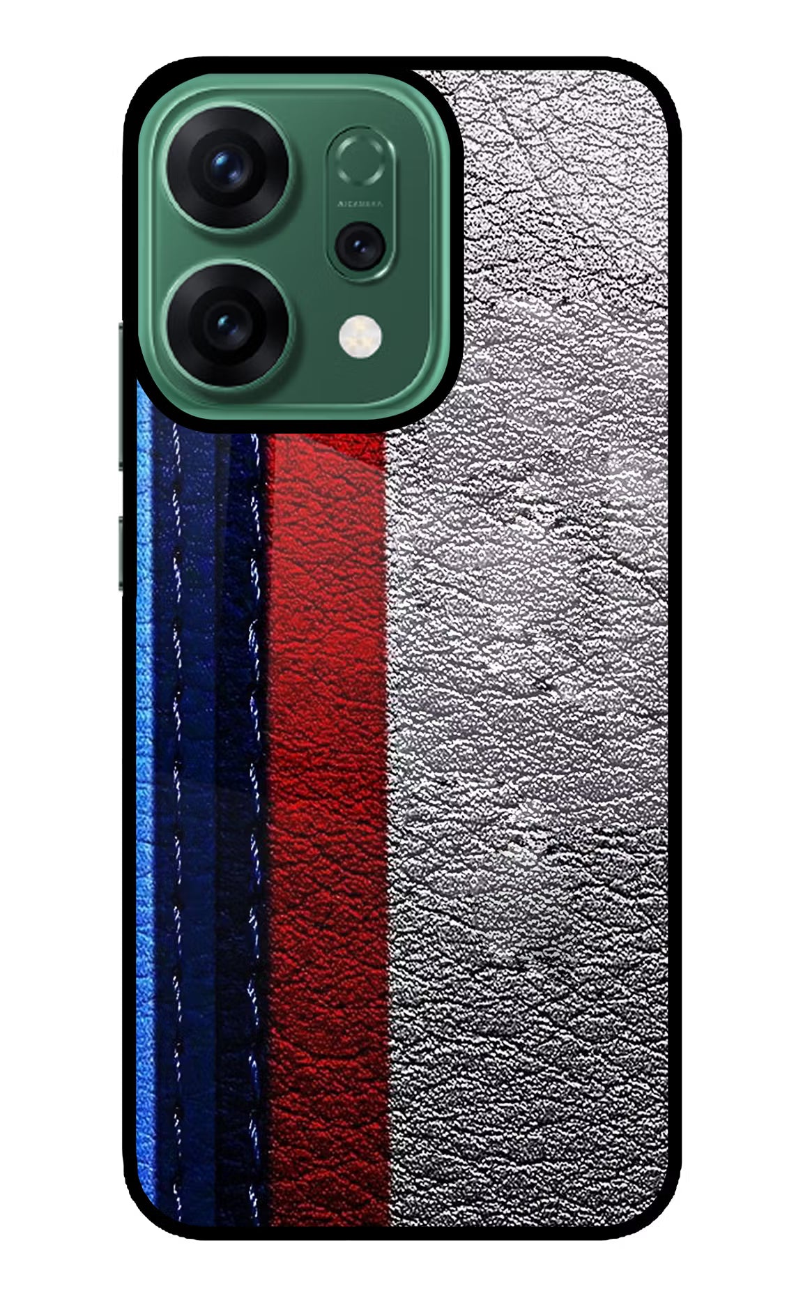 BMW Stripes Oppo Reno14 5G Glass Case Back Cover by Casekaro