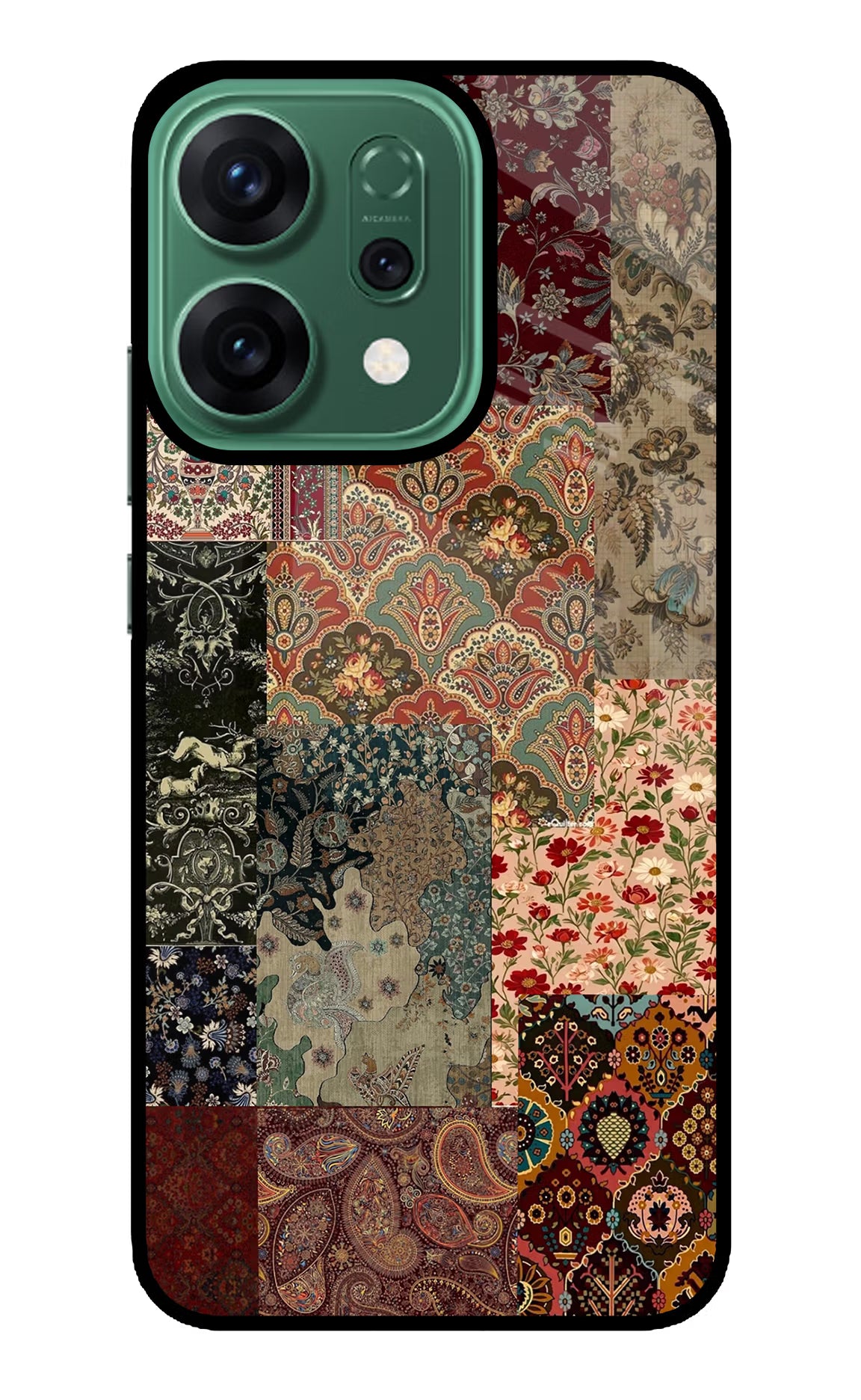 Desi Print Oppo Reno14 5G Glass Case Back Cover by Casekaro
