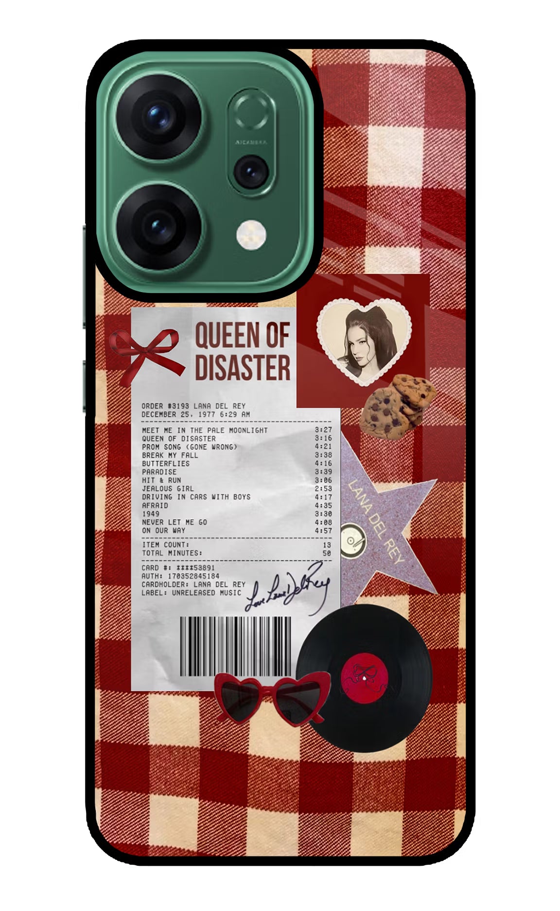 Queen of Disaster Oppo Reno14 5G Glass Case
