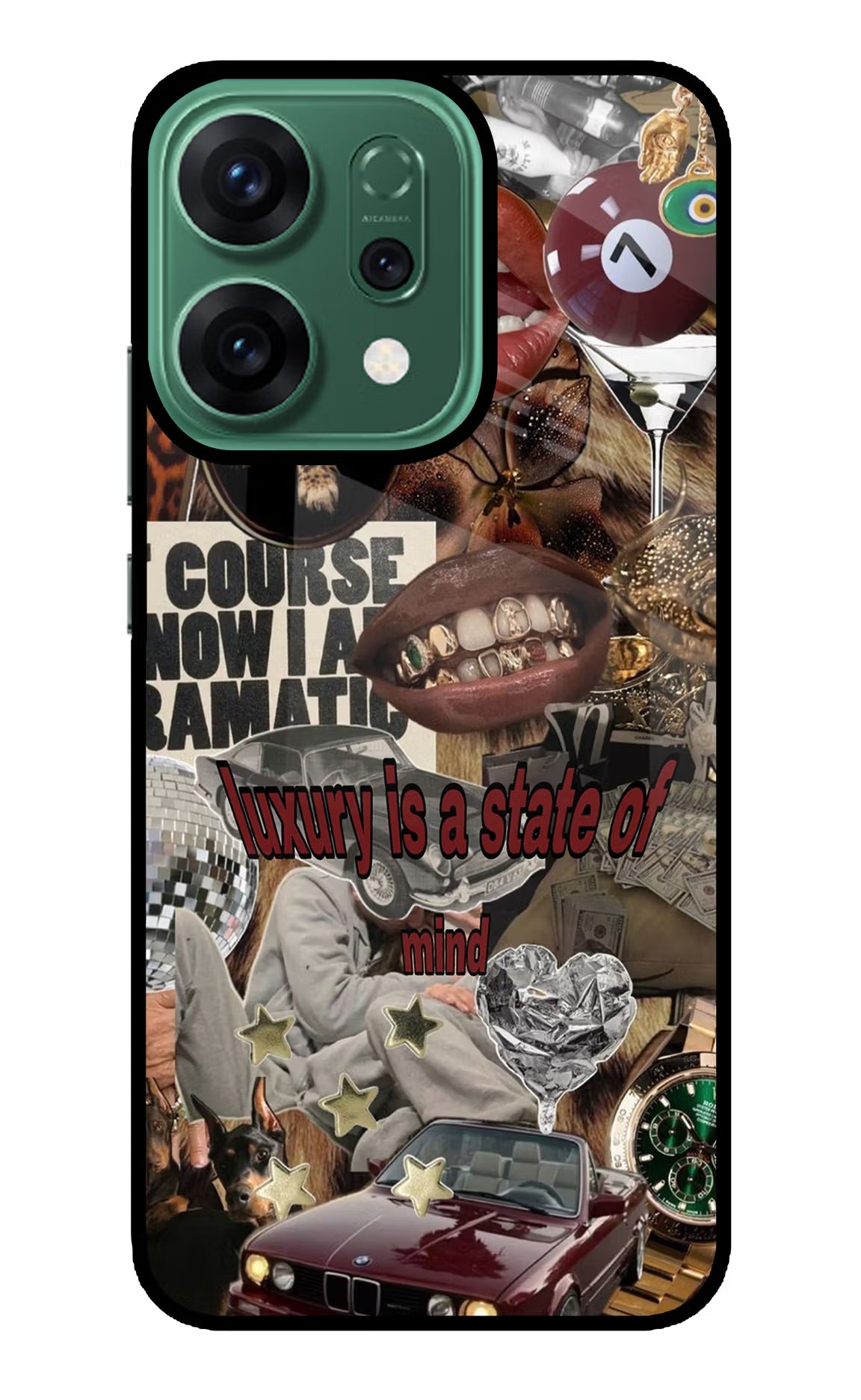 Luxury Oppo Reno14 5G Glass Case Back Cover by Casekaro