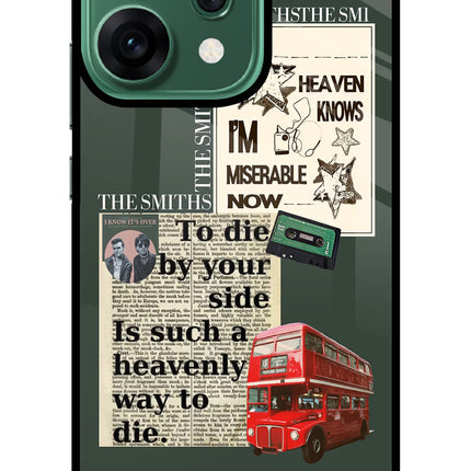 The Smiths Oppo Reno14 5G Glass Case Back Cover by Casekaro