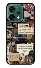 Taurus Zodiac Oppo Reno14 5G Glass Case
