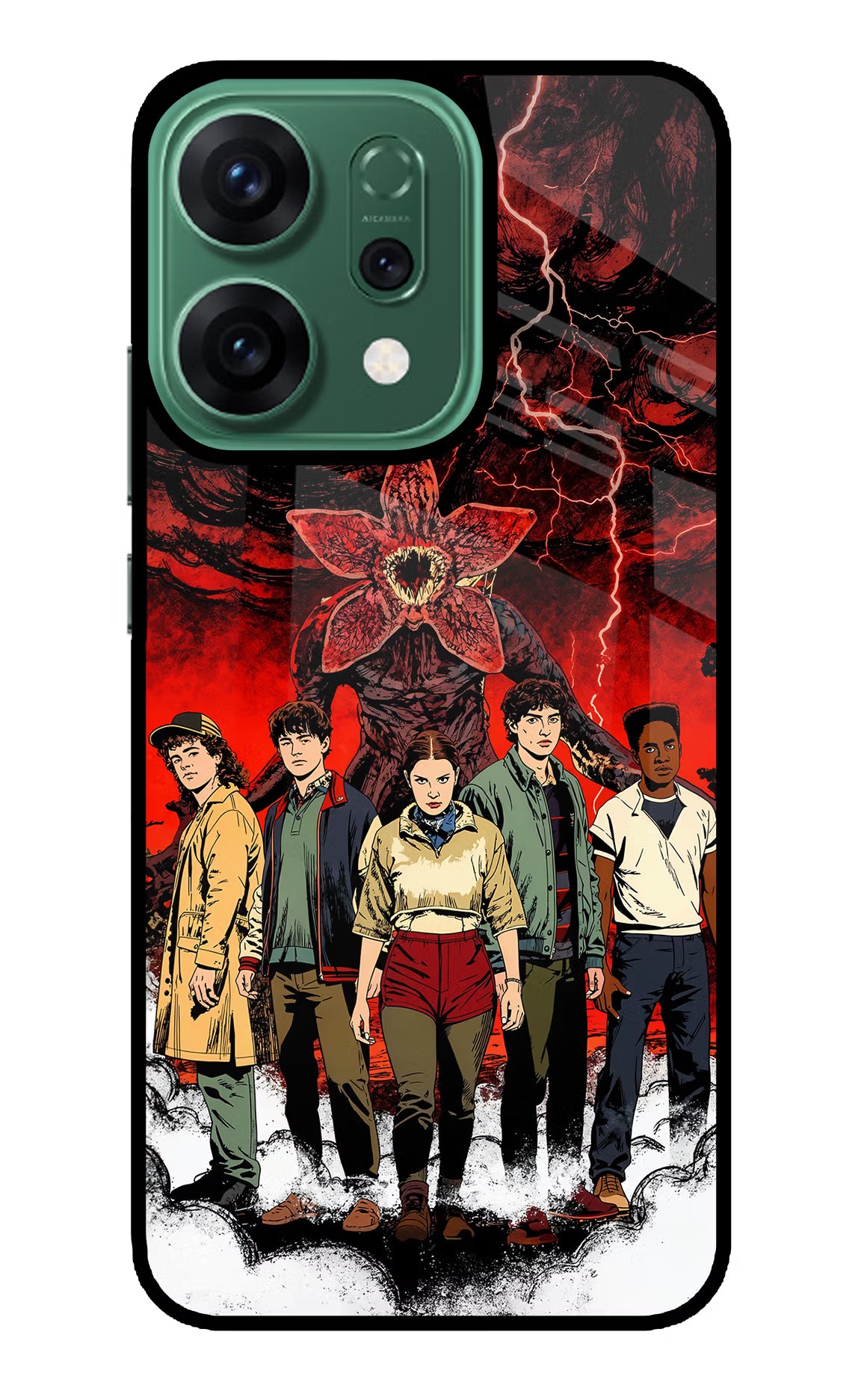 Ordinary Things Characters Oppo Reno14 5G Glass Case Back Cover by Casekaro
