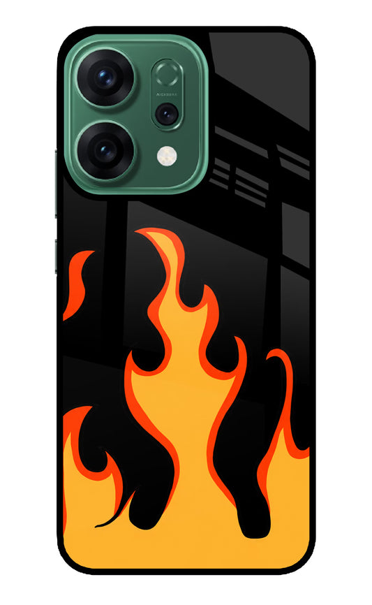 Fired Up – Black Oppo Reno14 5G Glass Case