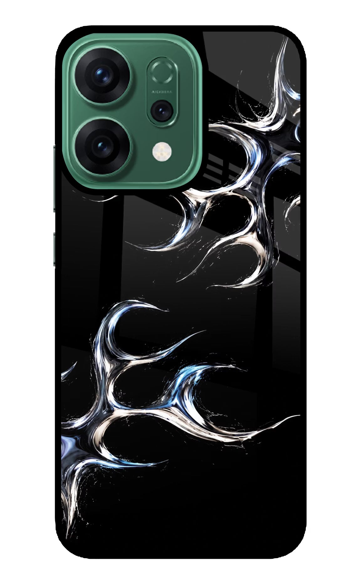 Chrome Tribal Oppo Reno14 5G Glass Case Back Cover by Casekaro