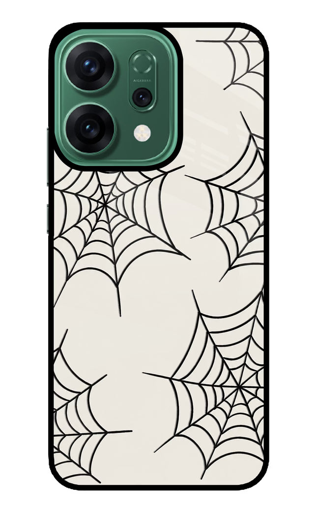 Spider Web Oppo Reno14 5G Glass Case