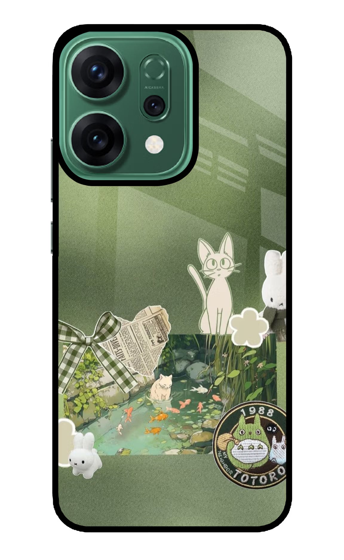 Aesthetic anime Oppo Reno14 5G Glass Case