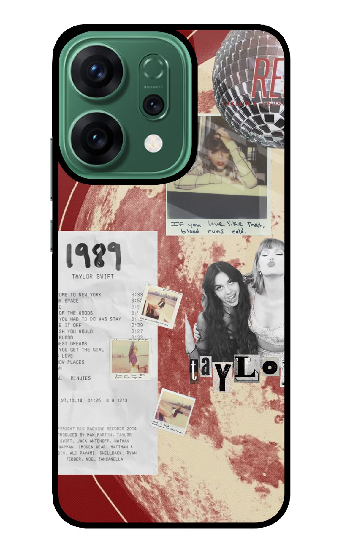 Taylor Swift Oppo Reno14 5G Glass Case