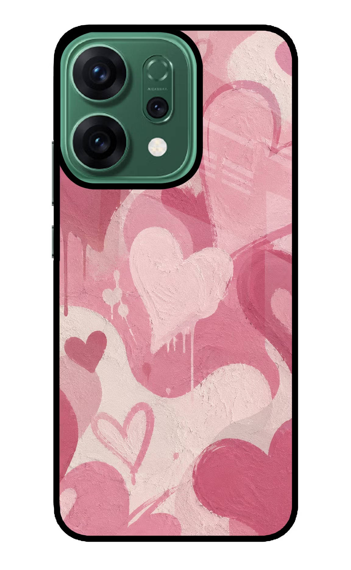 Hearty case Oppo Reno14 5G Glass Case Back Cover by Casekaro