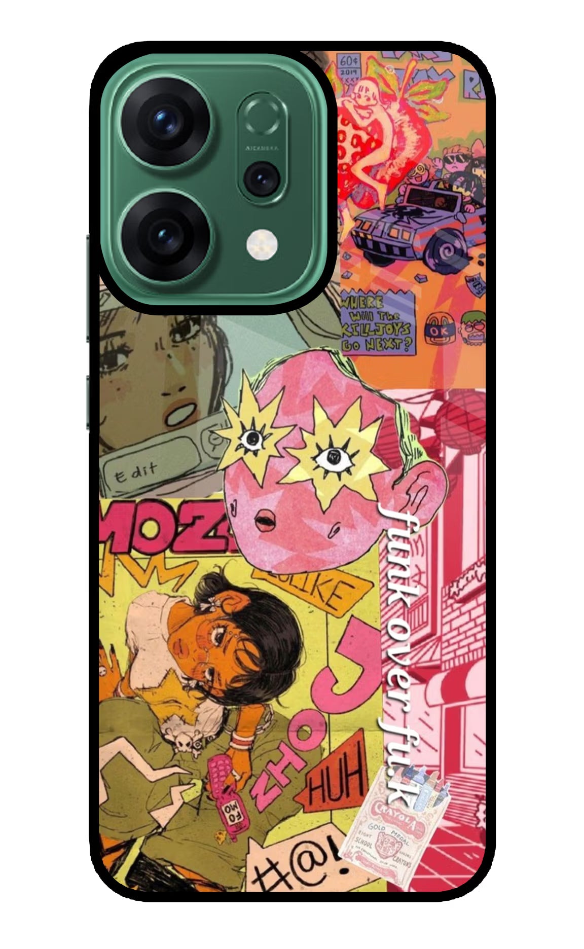 Funkover Oppo Reno14 5G Glass Case