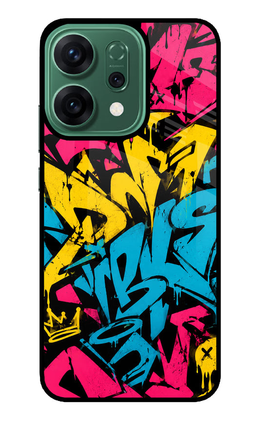 Graffiti Vibe Oppo Reno14 5G Glass Case