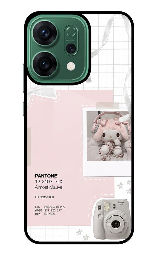 Pantone Asthetic Oppo Reno14 5G Glass Case