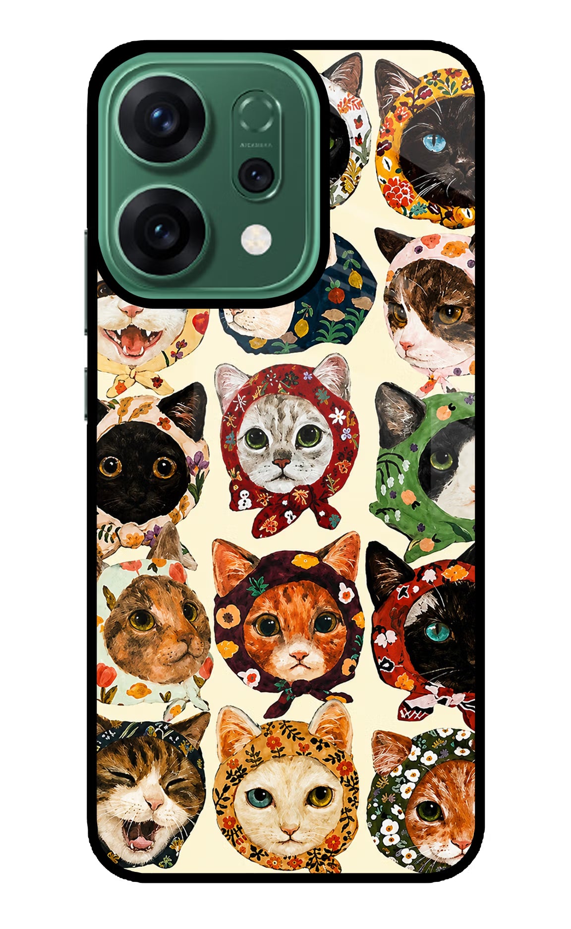 Cool Cat Oppo Reno14 5G Glass Case