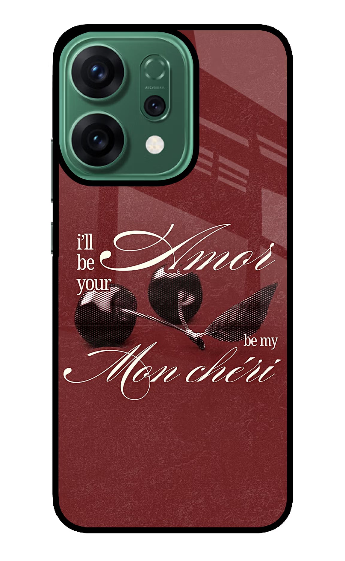 Velvet Cherry Oppo Reno14 5G Glass Case