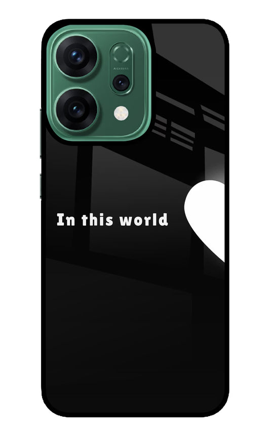This World Oppo Reno14 5G Glass Case