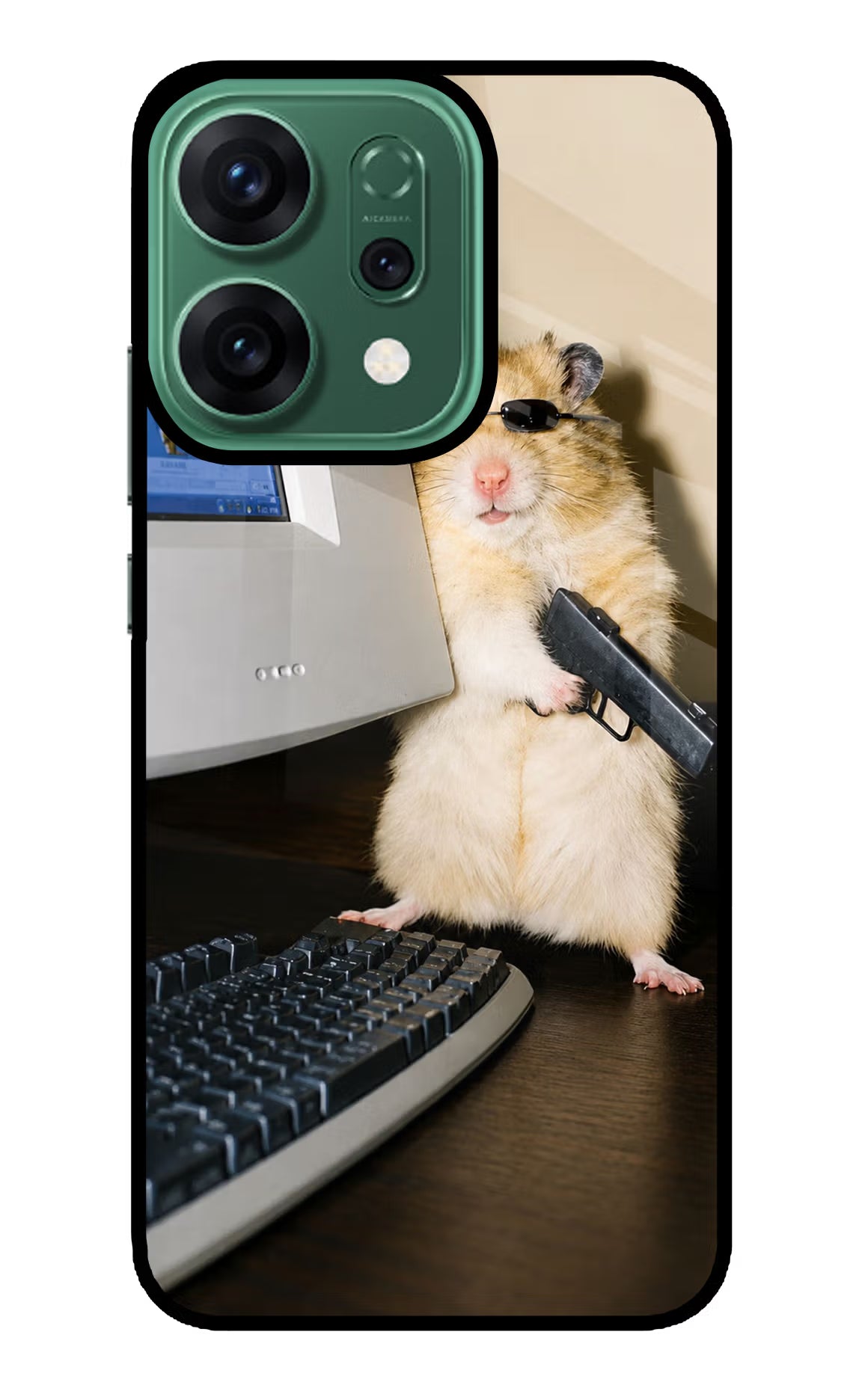 Hacker Hamster Oppo Reno14 5G Glass Case
