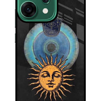 Divine Sun Oppo Reno14 5G Glass Case