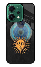 Divine Sun Oppo Reno14 5G Glass Case