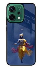 Cosmic Krishna Oppo Reno14 5G Glass Case