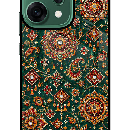 Green Pataka Oppo Reno14 5G Glass Case