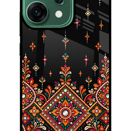 Noir Mehfil Oppo Reno14 5G Glass Case