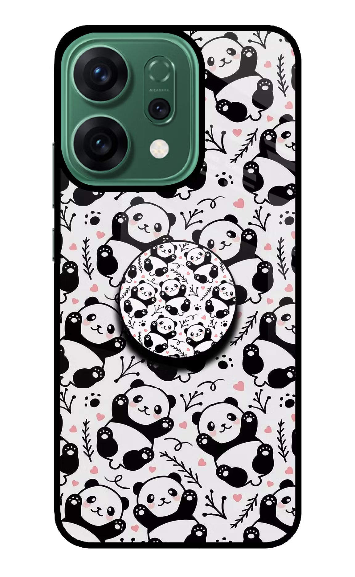 Cute Panda Oppo Reno14 5G Pop Case by Casekaro