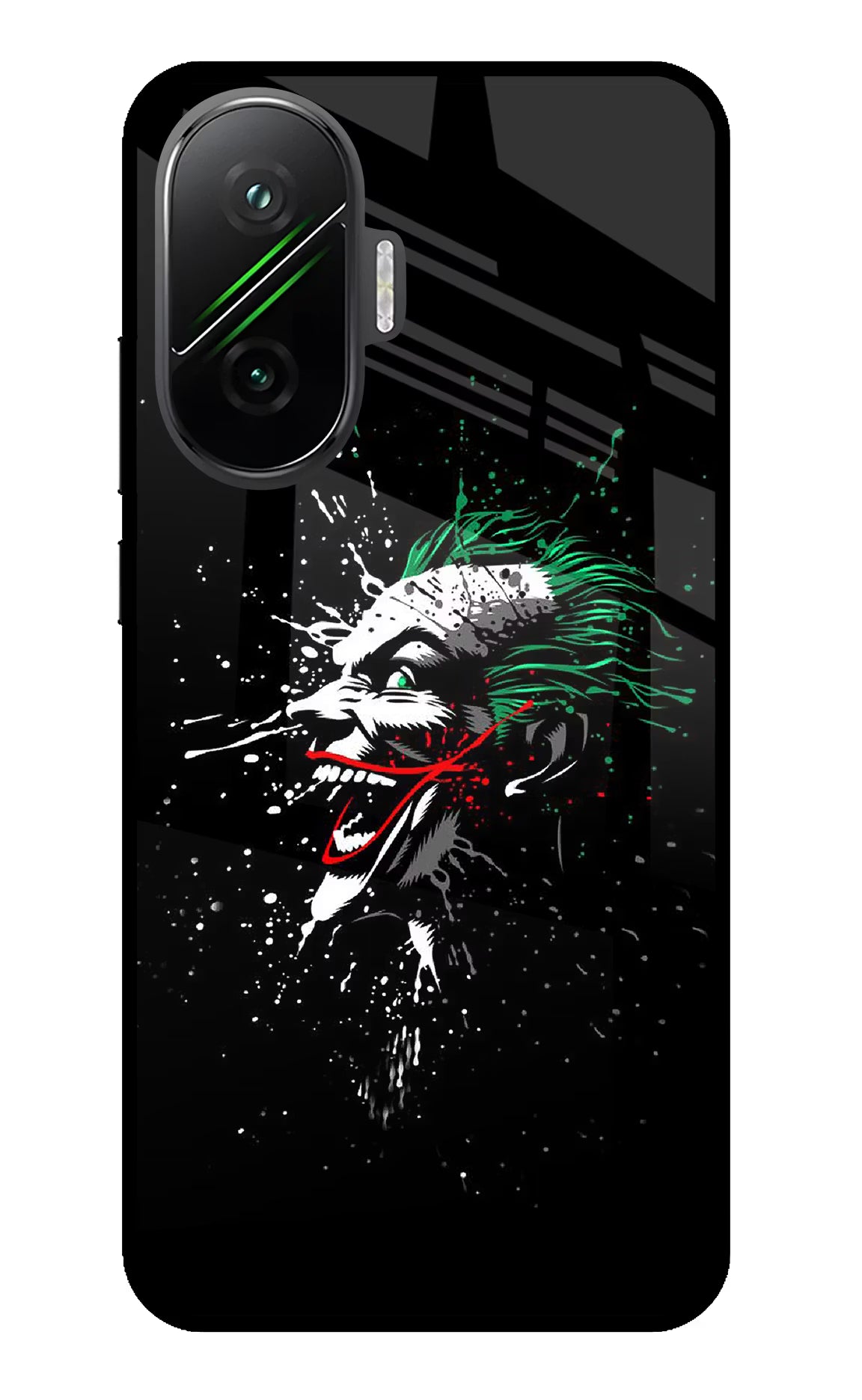 Joker Poco F7 5G Glass Case Back Cover by Casekaro