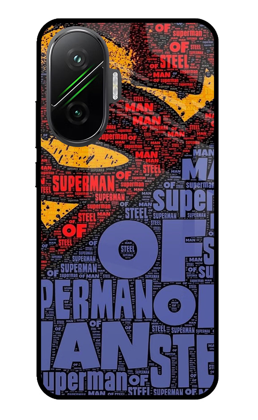 Superman Poco F7 5G Back Cover, Glass case
