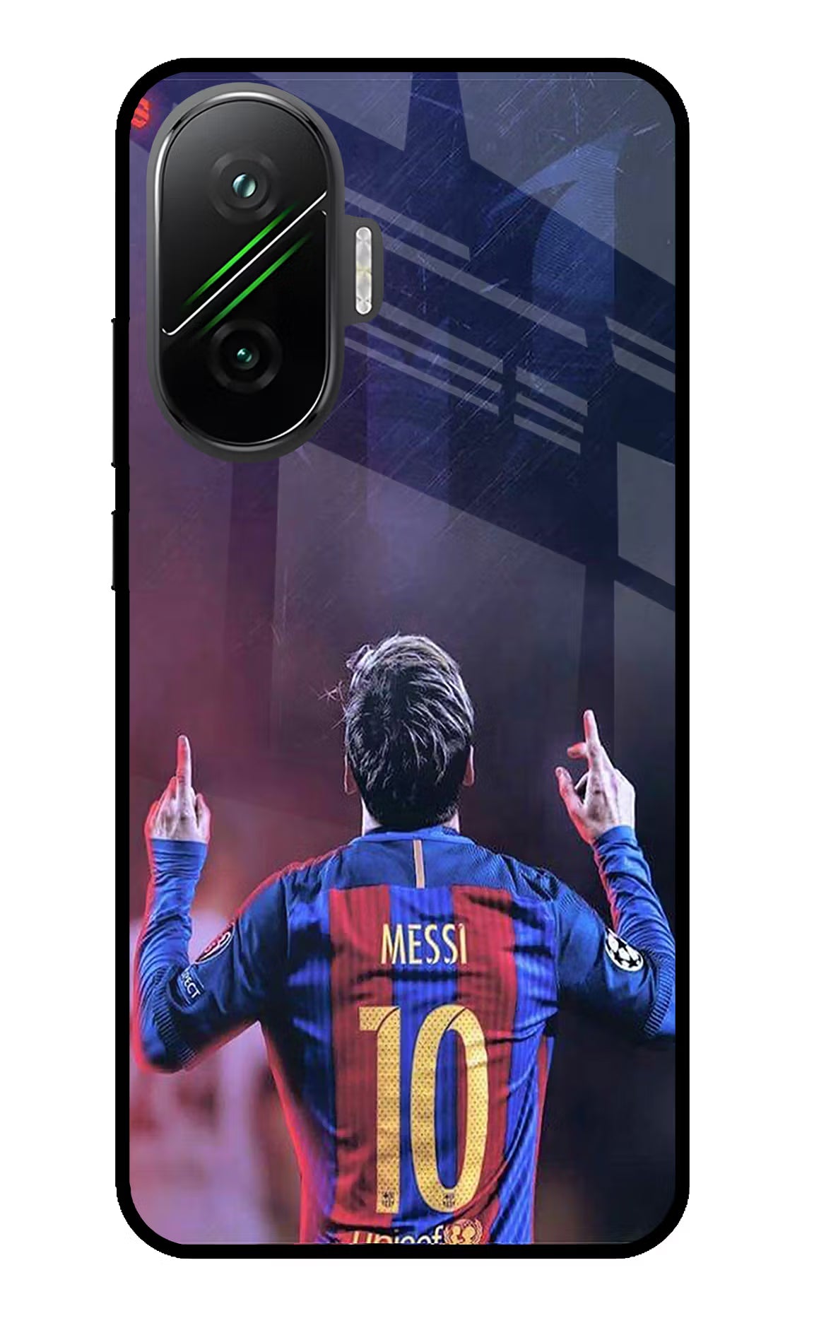 Messi Poco F7 5G Glass Case