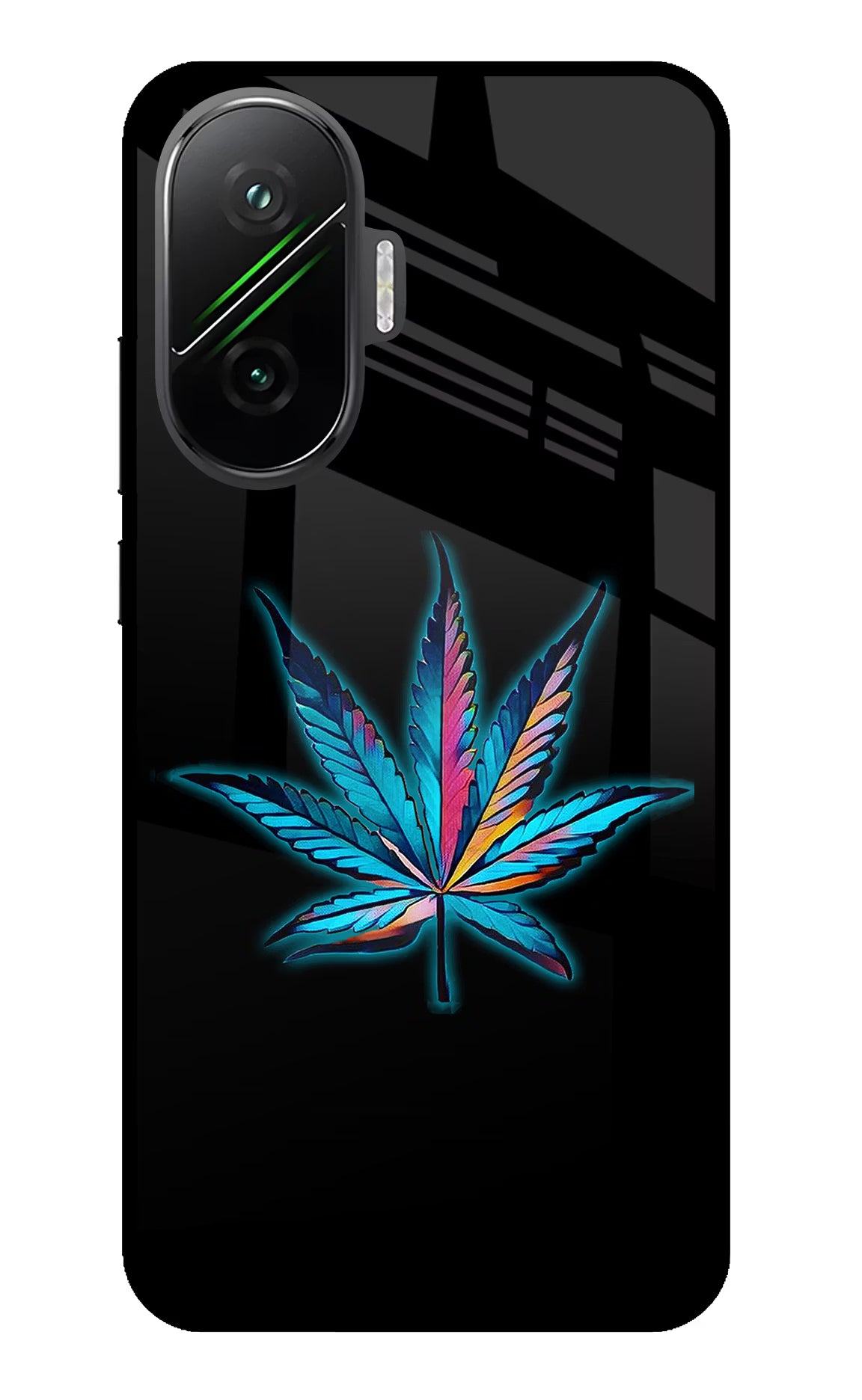 Weed Poco F7 5G Glass Case
