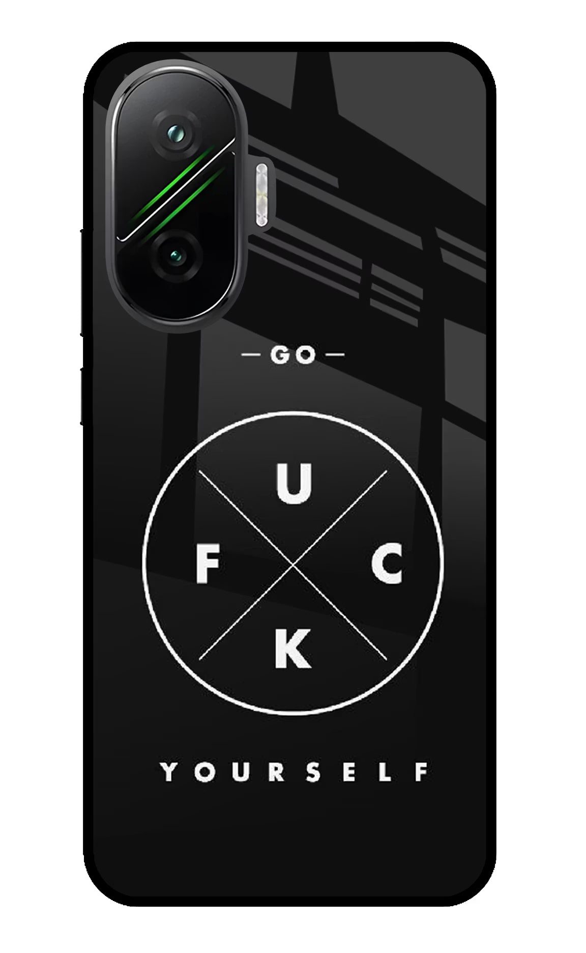 Go Fuck Yourself Poco F7 5G Glass Case