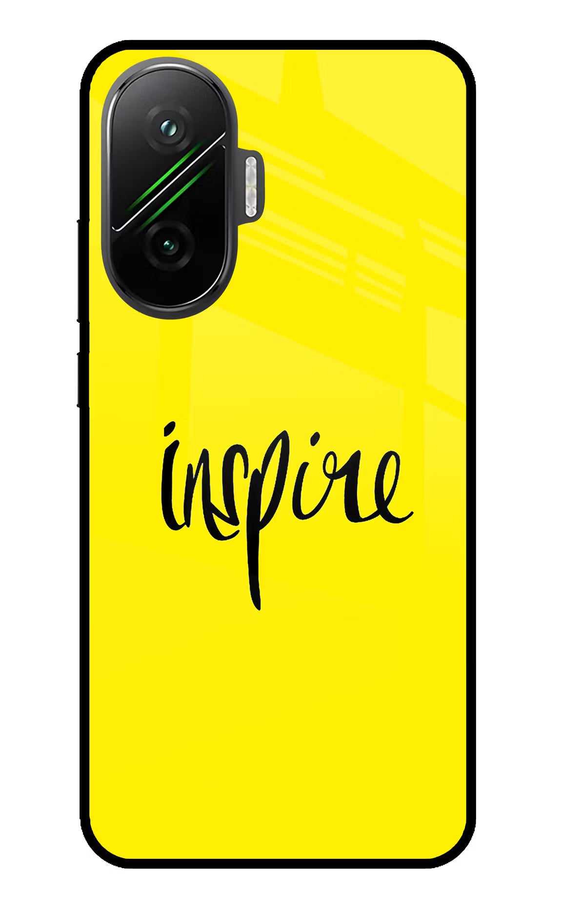 Inspire Poco F7 5G Glass Case Back Cover by Casekaro