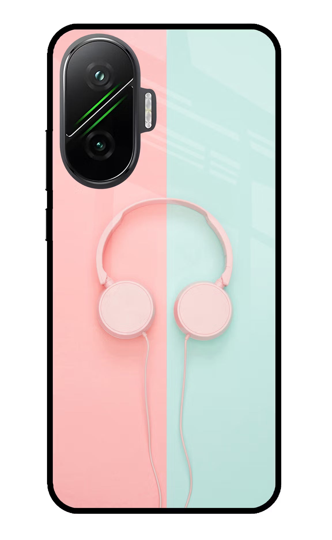 Music Lover Poco F7 5G Glass Case Back Cover by Casekaro