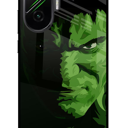 HULK Poco F7 5G Glass Case Back Cover by Casekaro