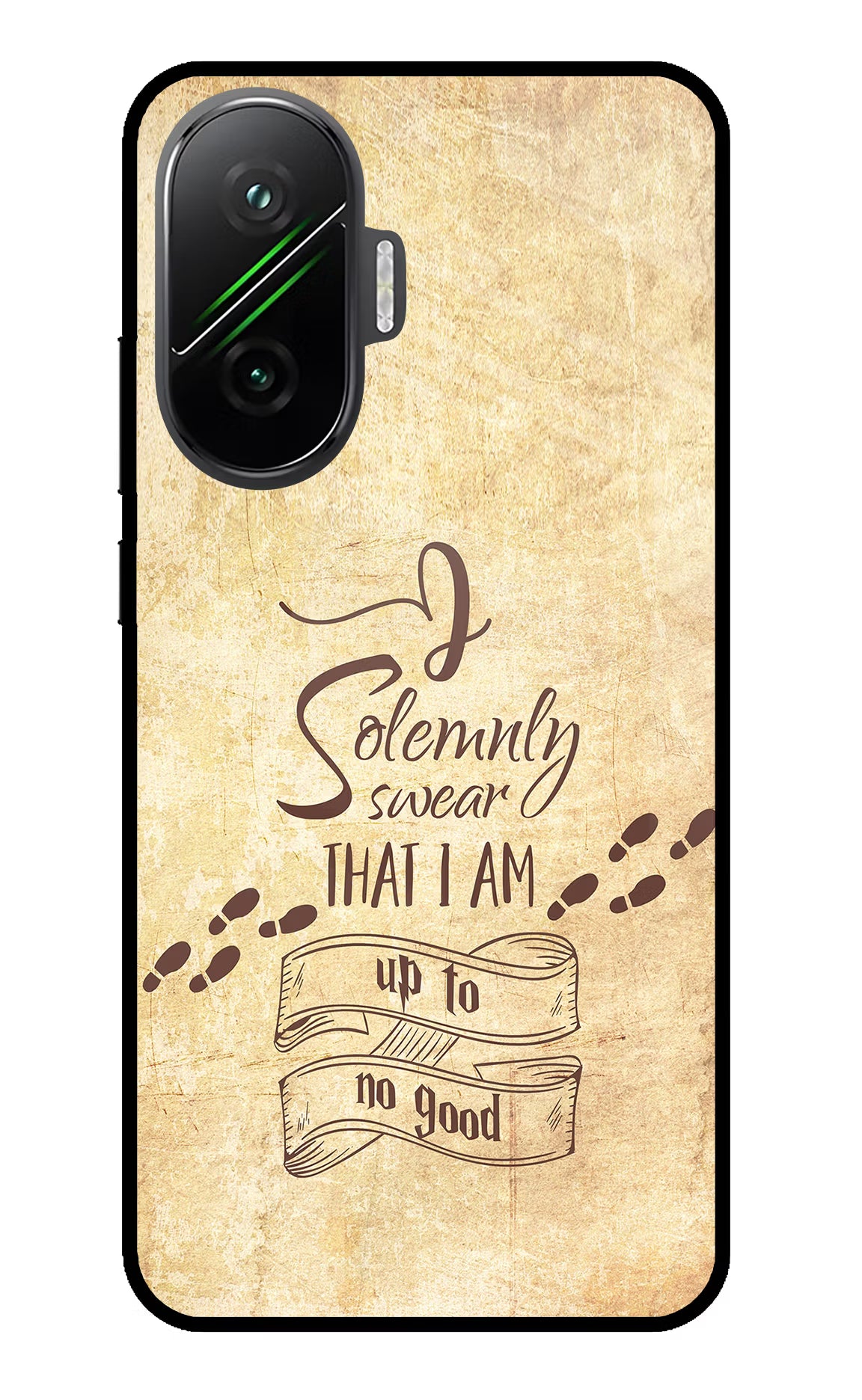 I Solemnly swear that i up to no good Poco F7 5G Glass Case