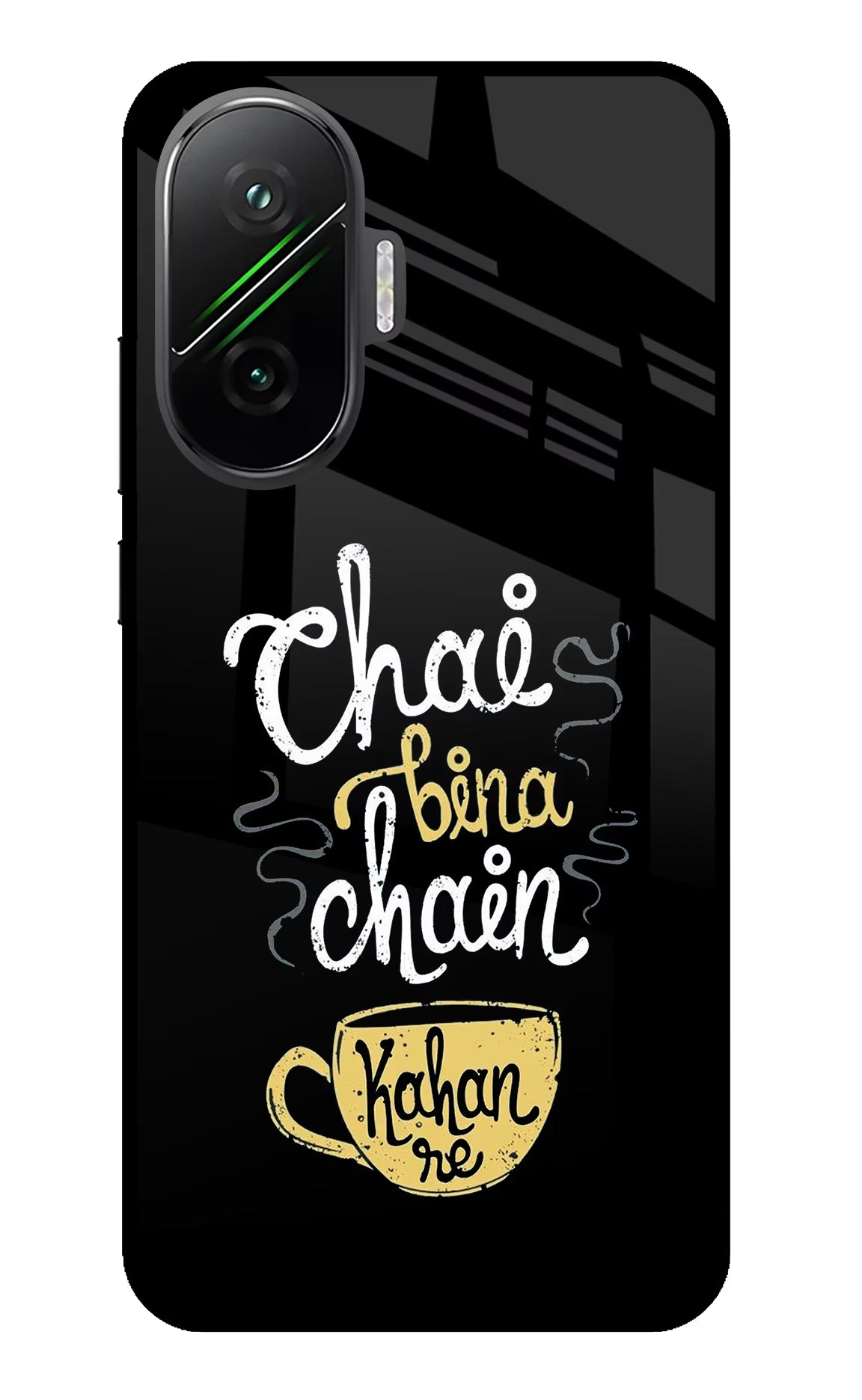 Chai Bina Chain Kaha Re Poco F7 5G Glass Case