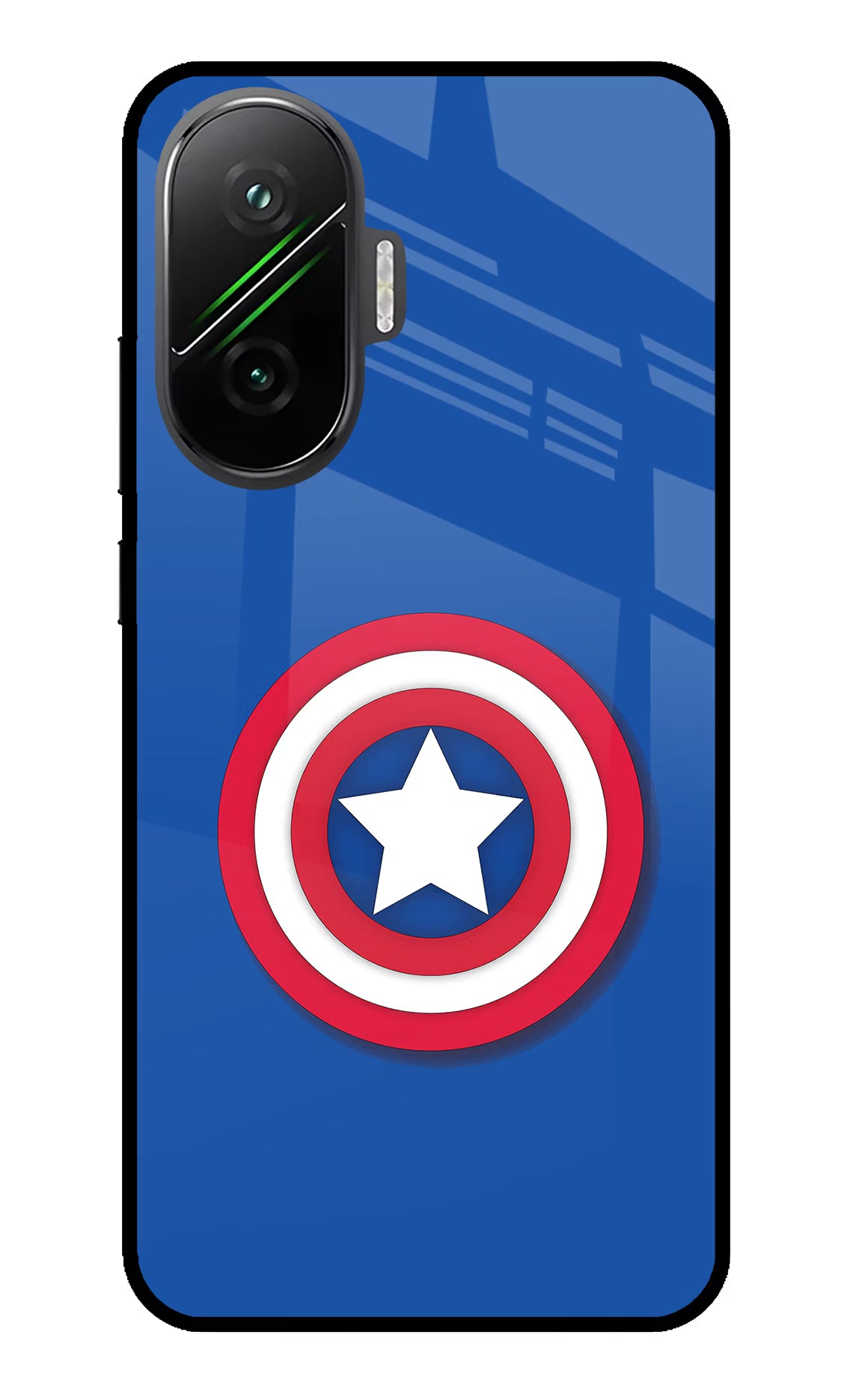 Shield Poco F7 5G Glass Case Back Cover by Casekaro