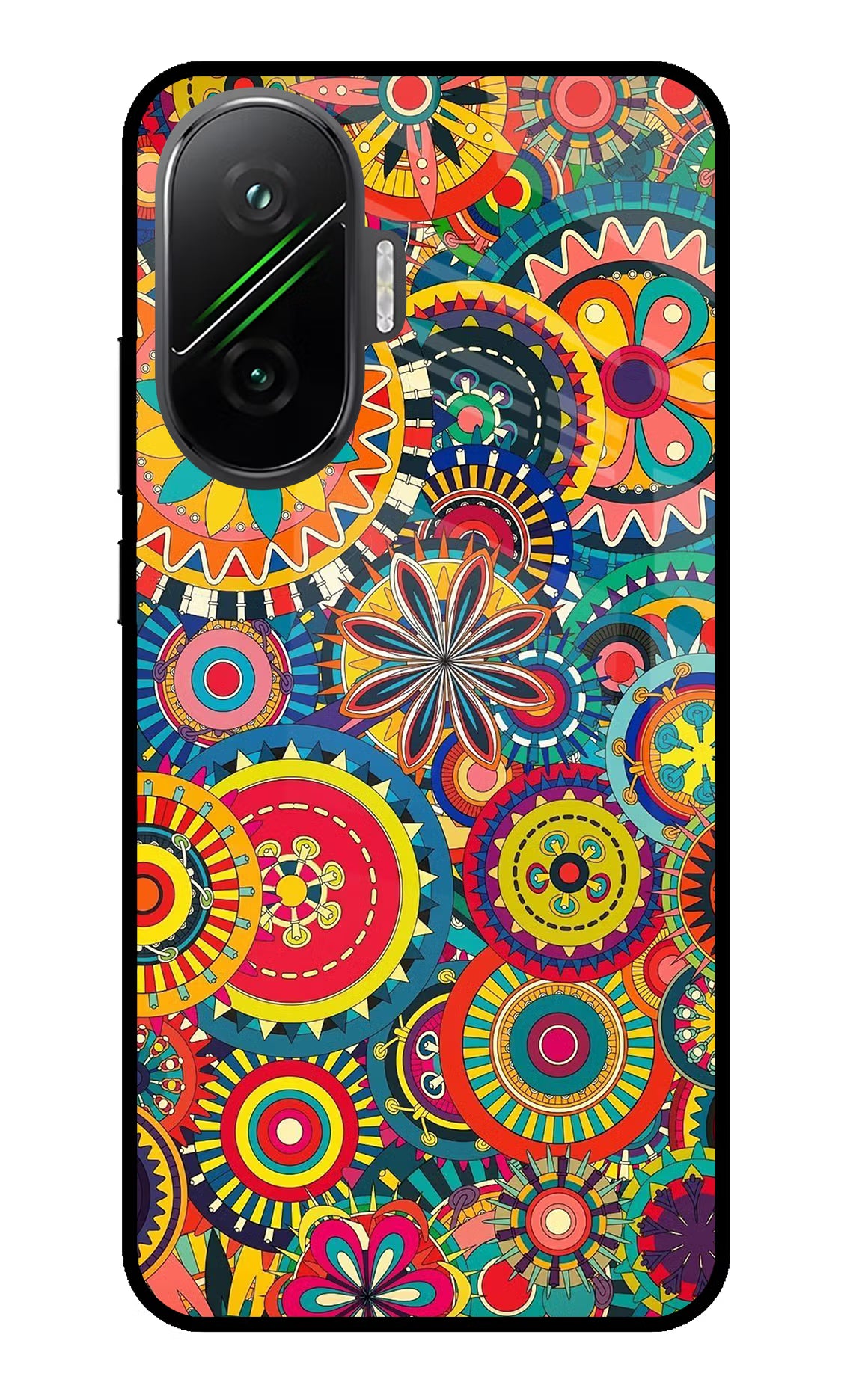 Gol Gol Art Poco F7 5G Glass Case