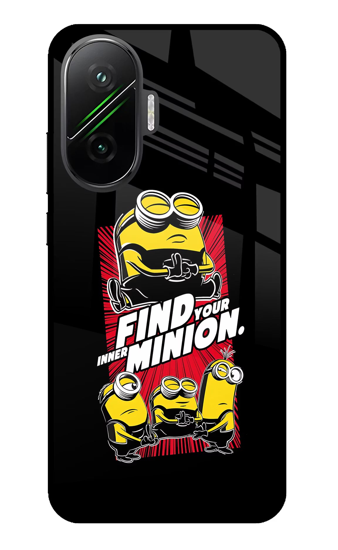 Find your inner Minion Poco F7 5G Glass Case